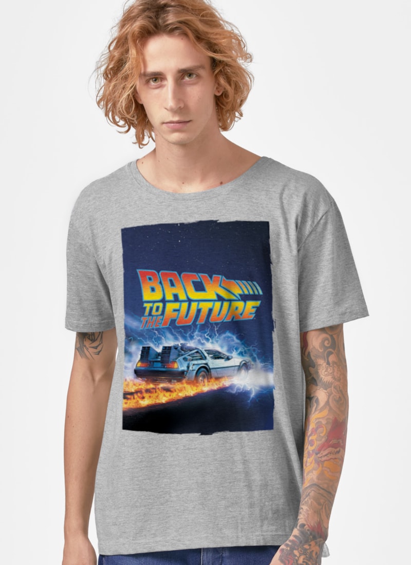 Camiseta De Volta Para o Futuro Delorean Camiseta De Volta Para o Futuro Delorean