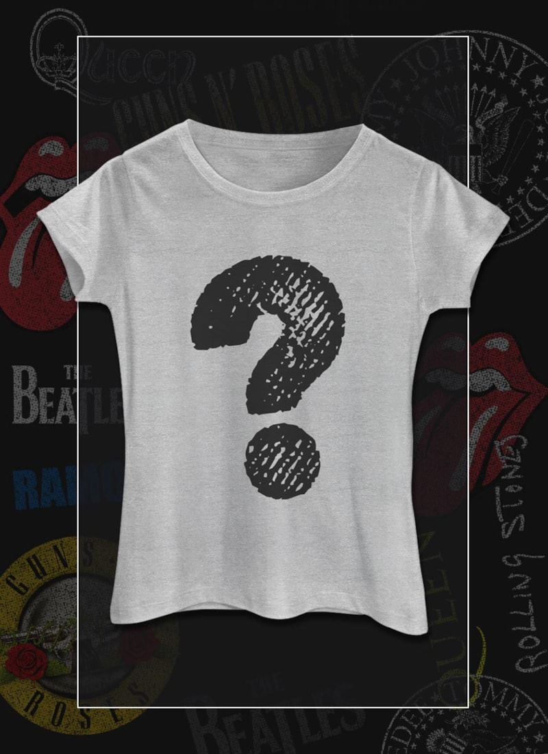 Camiseta SURPRESA ROCK Feminina Camiseta SURPRESA ROCK Feminina