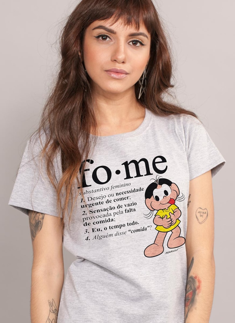 Camiseta Turma da Mônica Magali Fome Camiseta Turma da Mônica Magali Fome