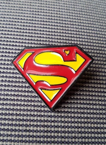 Pin de Metal Superman Logo Pin de Metal Superman Logo