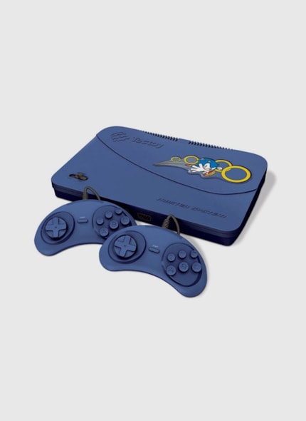 Videogame Master System Evolution Blue com 132 Jogos na Memória Videogame Master System Evolution Blue com 132 Jogos na Memória